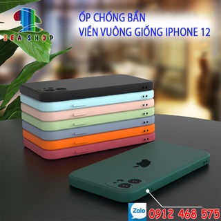[CHỐNG BẨN THỂ HỆ MỚI] Ốp lưng iPhone CHỐNG BẨN - Nhựa dẻo - Viền vuông - iPhone 6S,7,8Plus,XS max,11 Pro Max, 12 Mini