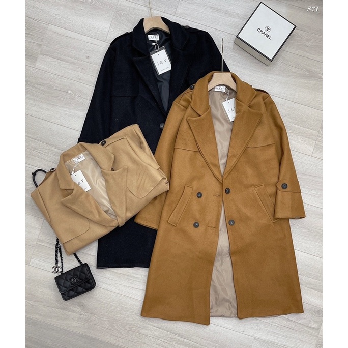 Áo khoác dạ dáng dài | BigBuy360 - bigbuy360.vn