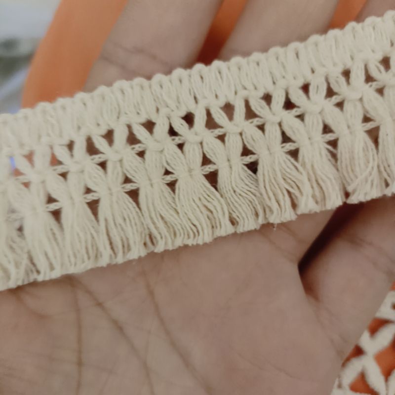 5m ren sợi ren tua rua ❤️FREESHIP❤️ dây ren trang trí ren chỉ trang trí ren cotton