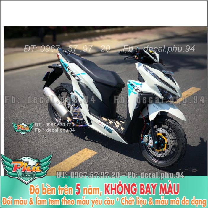 Tem rời Vario Xanh ngọc trắng (H) -1