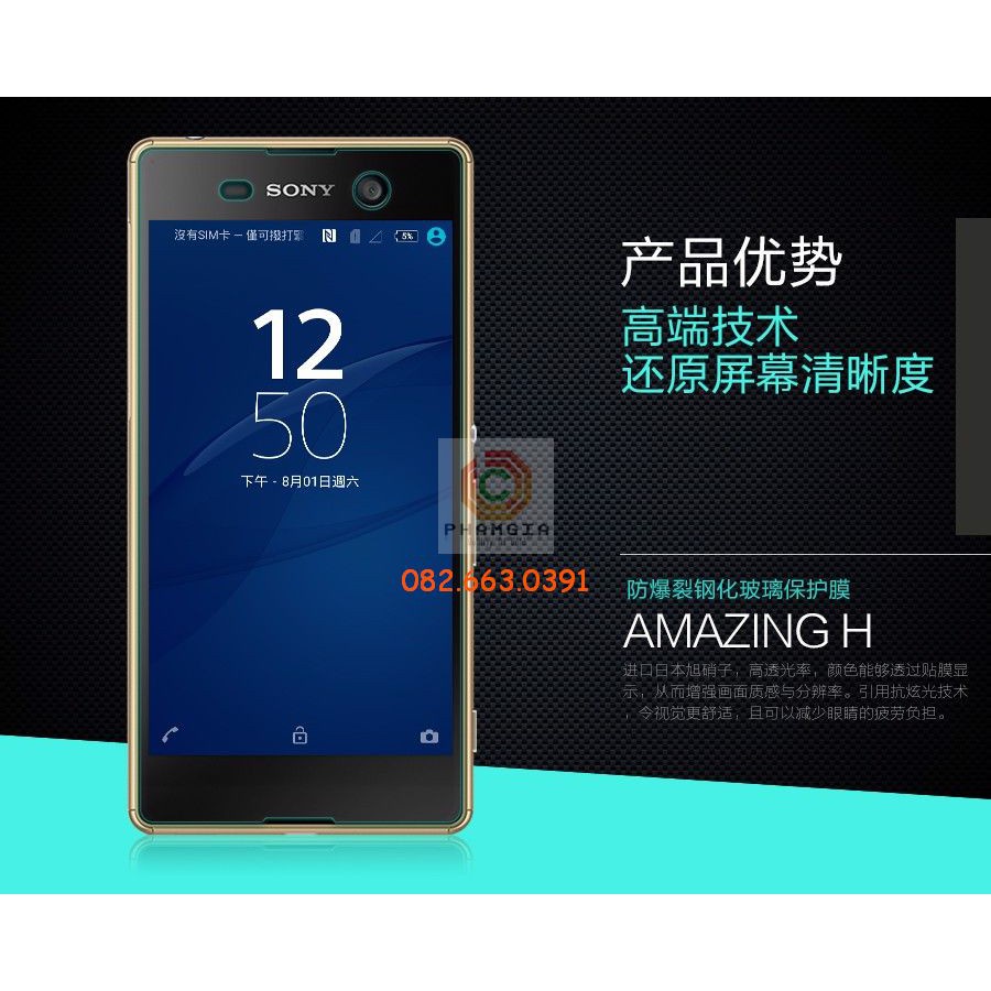 Dán cường lực dẻo nano dành cho Sony M5 siêu bền