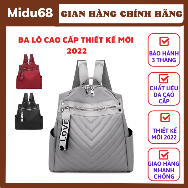 Ba lô Đeo Chéo Nữ 2022 Mới Đơn Giản Sử Dụng Hai Vai Ba lô Không Thấm Nước Túi Du Lịch Dung Tích Lớn Shop Midu68