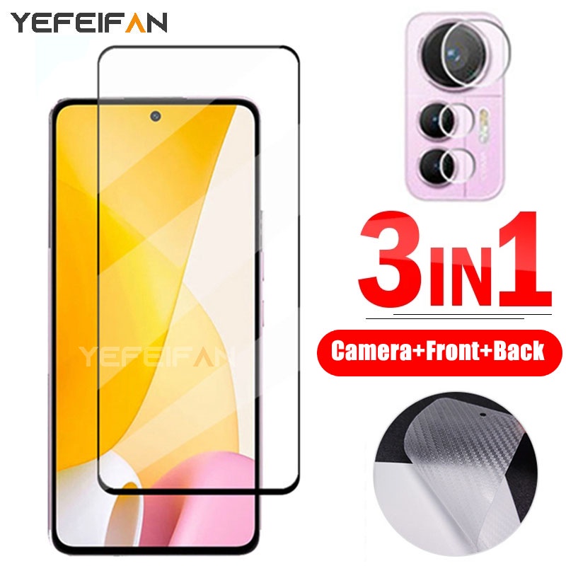 Kính Cường Lực Cho Xiaomi 12 Lite POCO C40 X4 F4 GT M4 Pro 5G Redmi Note 11 Pro + 5G Bảo Vệ Toàn Màn Hình