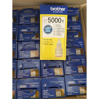 Mực in Brother BT5000Y chính hãng màu vàng dùng cho máy in Bother DCPT310, DCPT510W, DCPT710W, MFCT810W, MFCT910DW