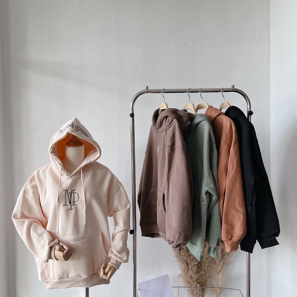 Áo Hoodie Thêu Chữ Ngực Mũ Tay Dài Hàng Quảng Châu | Smide Cloting