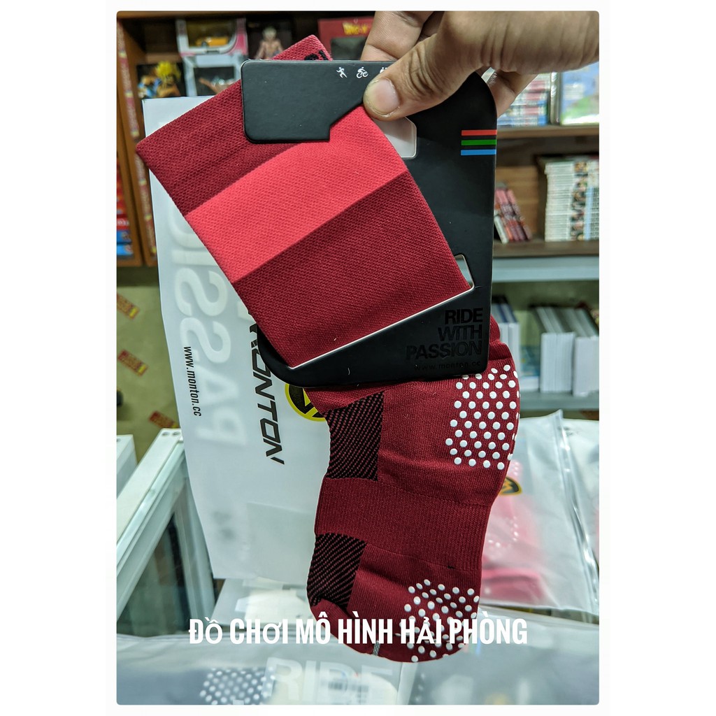 Tất xe đạp thể thao, chạy bộ hàng MonTon chuẩn chính hãng
