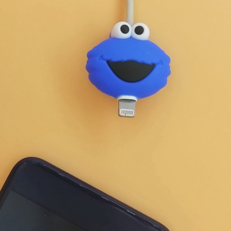 Dụng Cụ Bảo Vệ Dây Cáp USB Bằng Silicon Hình Động Vật Hoạt Hình Dễ Thương