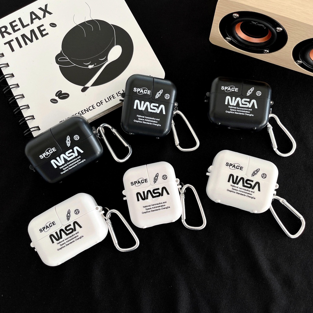 NASA Vỏ Bảo Vệ Hộp Sạc Tai Nghe AirPods3gen 2021 AirPods3 AirPodsPro Airpods2 Ốp