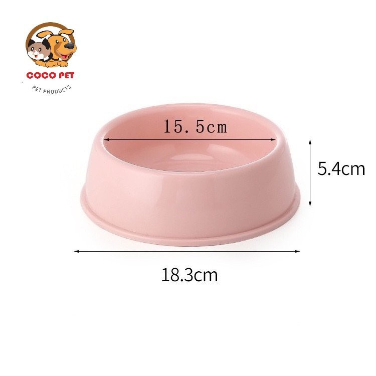 Bát Nhựa Lúa Mạch Đựng Thức Ăn Và Nước Cho Chó Mèo