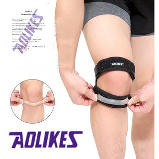 Bán buôn - aolikes al 7929 đai cuốn đầu gối có đệm hơi silicone thoáng khí chống trượt chuyên gym