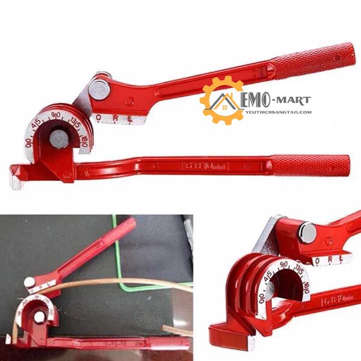 Dụng cụ uốn ống 3 in 1 💥 BH 12 THÁNG 💥 Thép hợp kim sơn chống rỉ - Có vạch chia độ