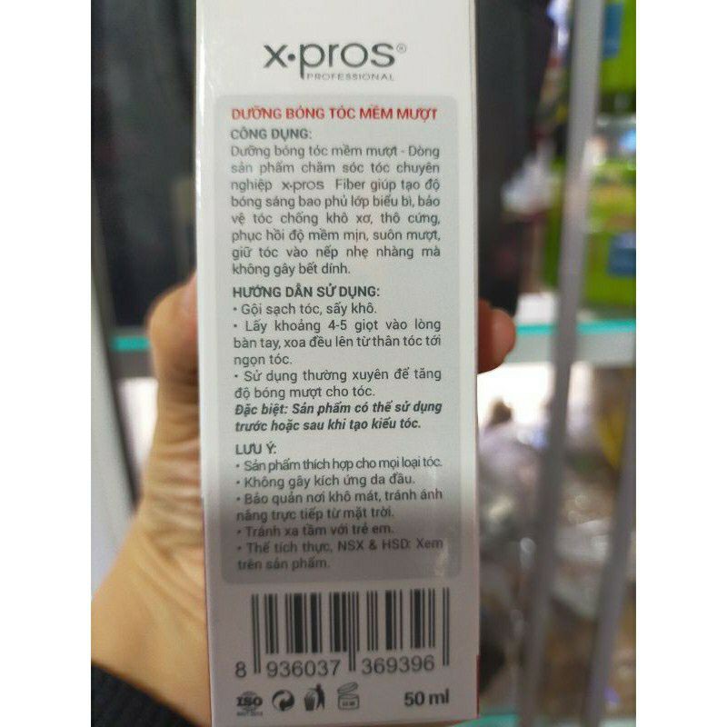 FIBER x.pros dưỡng tóc mềm mượt.