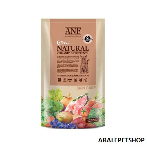 ANF - THỨC ĂN 6 FREE CHO MÈO 2kg
