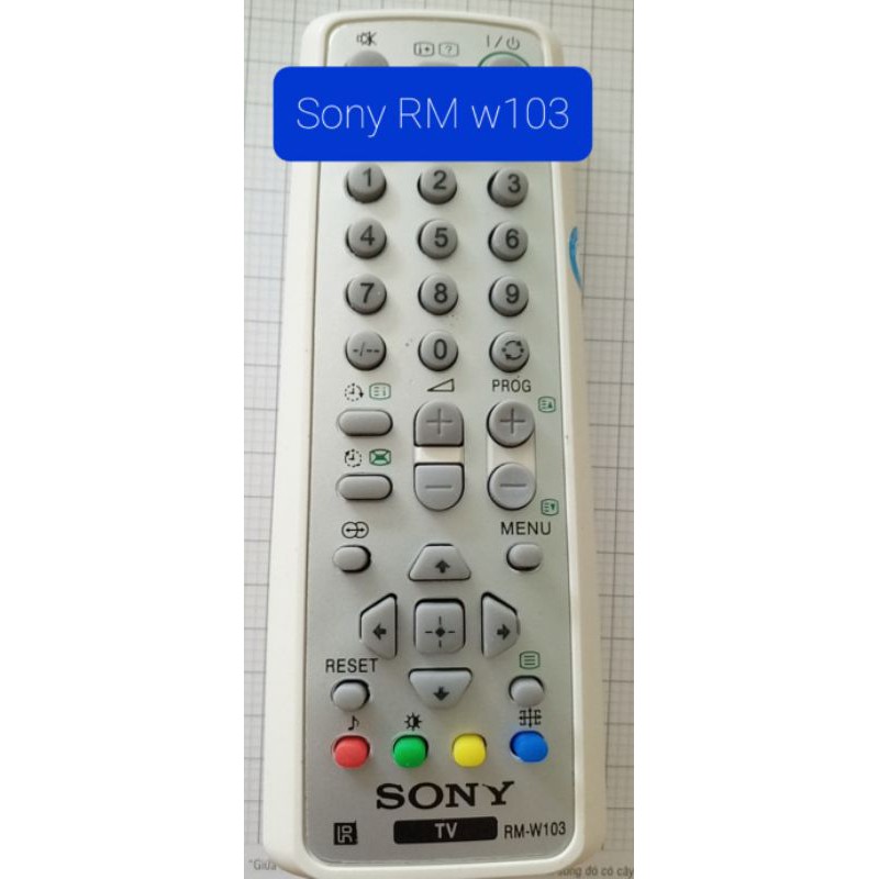 Khiển tivi SONY RM w103, remote tivi sony