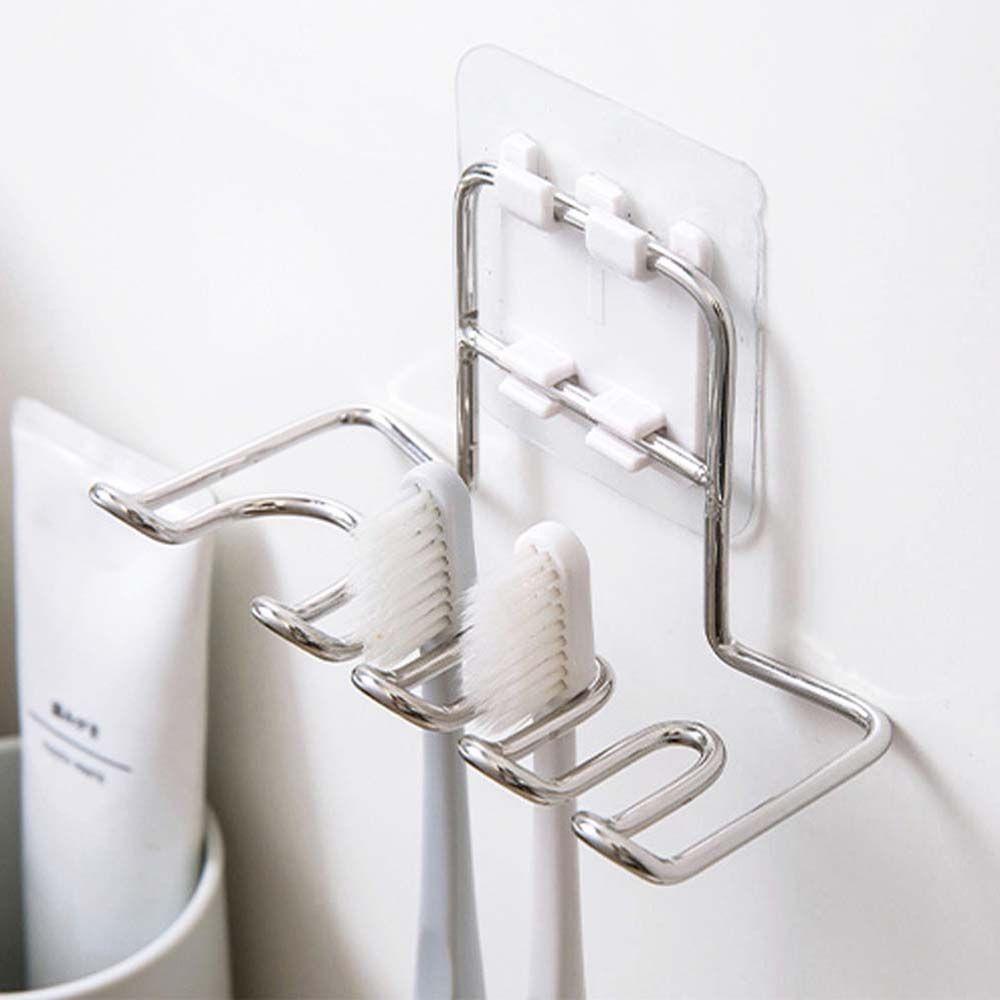 HARRIETT Giá Đỡ Bàn Chải Đánh Răng / Dao Cạo Râu Gắn Tường Tiết Kiệ