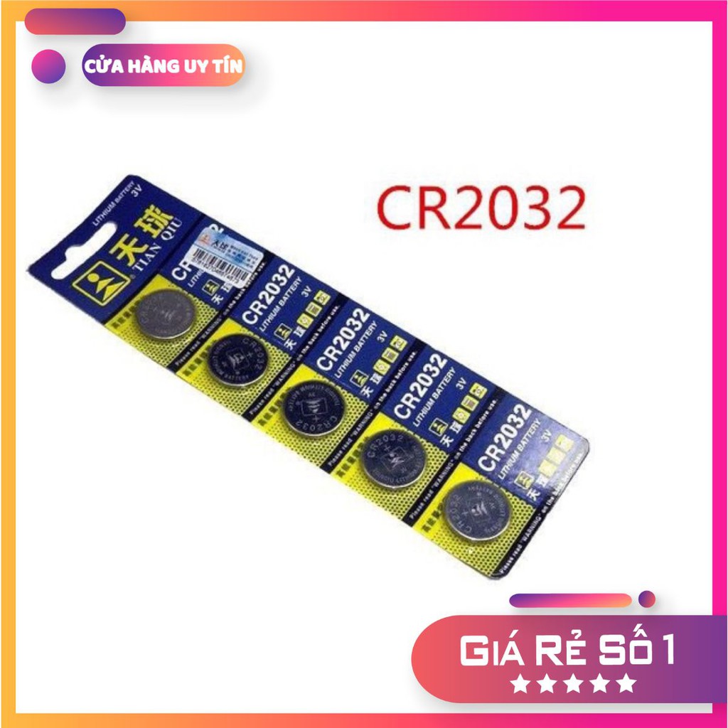 1 vỉ 5 viên Pin cmos