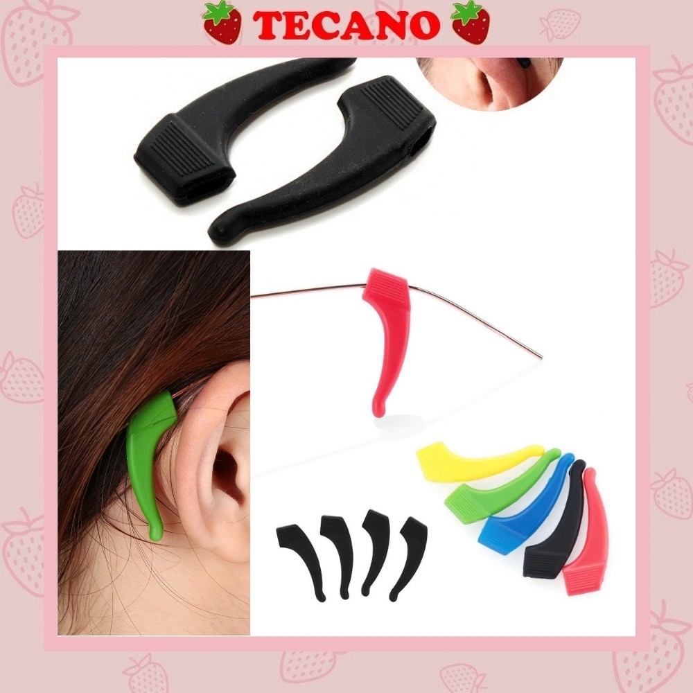 Bộ cài kính chống tuột Tecano gài kính chống trượt sillicon tiện lợi PK4