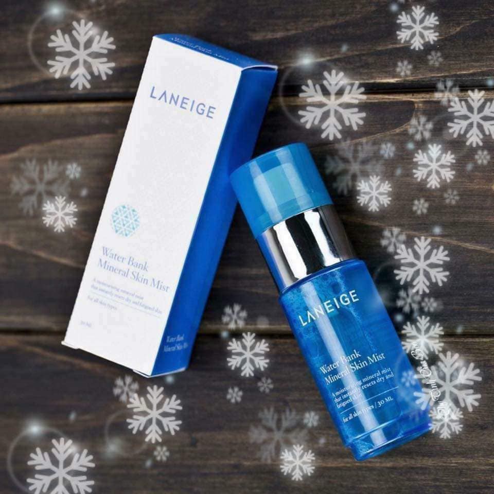 Xịt khoáng Laneige WATER BANk MINERAL SKIN MIST