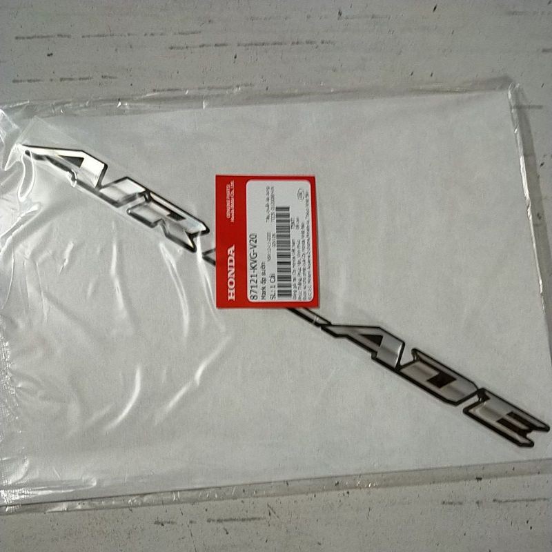 Tem chữ nổi Honda Air Blade AB 110 Fi 2009 2010