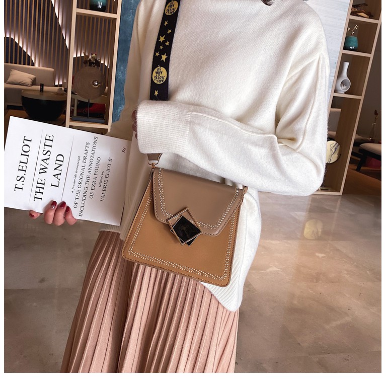 Túi đeo chéo nữ dạo phố, du lịch da PU thời trang phong cách Hàn Quốc VL283