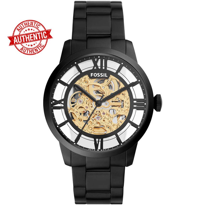 Đồng Hồ Nam Fossil ME3197 Automatic Lộ Cơ 44mm Dây Kim Loại