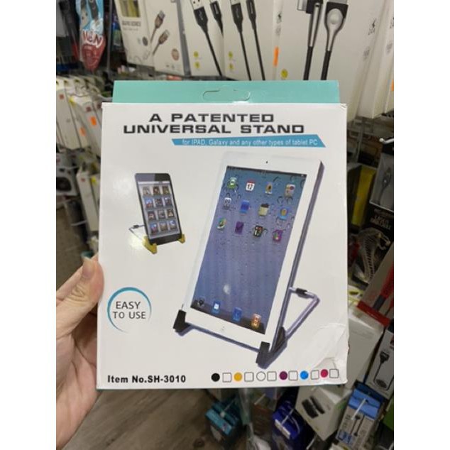 GD12 - Giá đỡ Ipad, máy tính bảng khung nhôm tiện dụng, chắc chắn để bàn