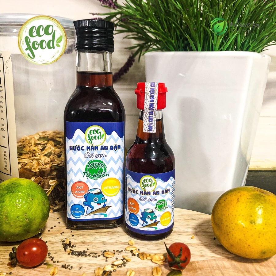 Nước mắm cho bé, nước mắm ăn dặm Ecofood nguyên chất bổ dưỡng giúp bé ăn ngon kích thích vị giác 150ML/60ML⚡️𝐌𝐈𝐄̂̃𝐍 𝐏𝐇𝐈́