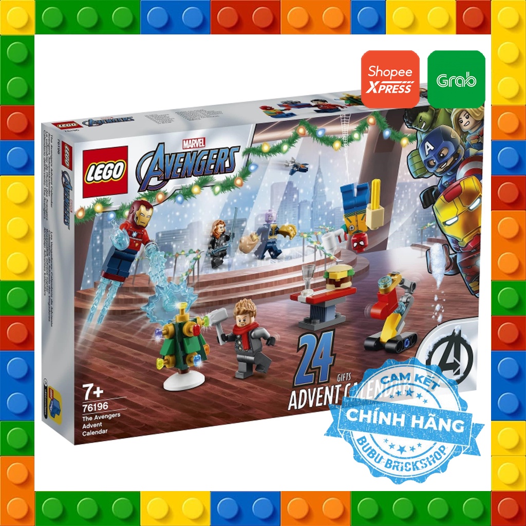 Lego Super Heroes 76196 - Bộ xếp hình Lego Super Heroes Advent Calendar 2021