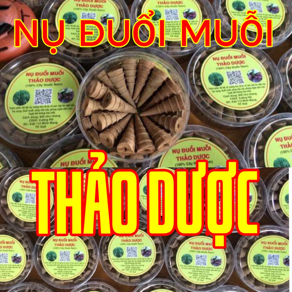 01 HỘP NỤ ĐUỔI MUỖI thành phần 100% cây THẢO DƯỢC - GIẤY TỜ PHÁP LÝ ĐẦY ĐỦ