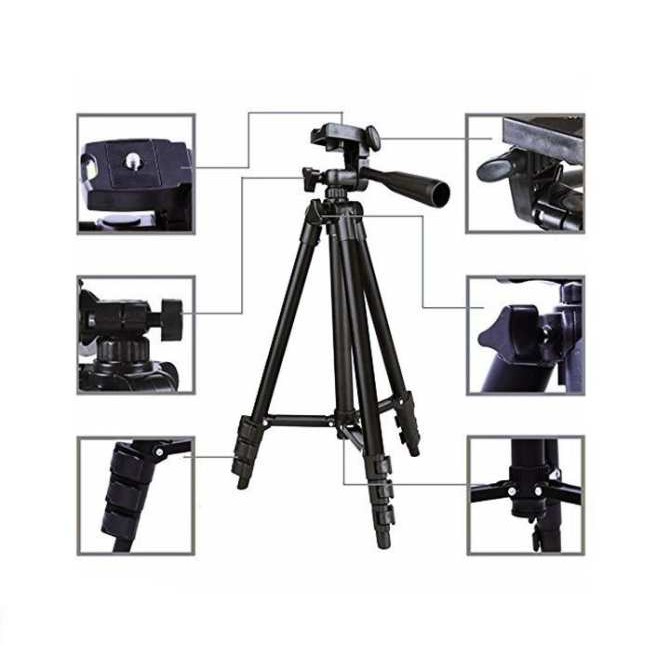 Đế Chụp Hình, Kệ LiveStream giá đỡ Máy Ảnh Điện Thoại Tripod TF-3120 3110 Loại Tốt