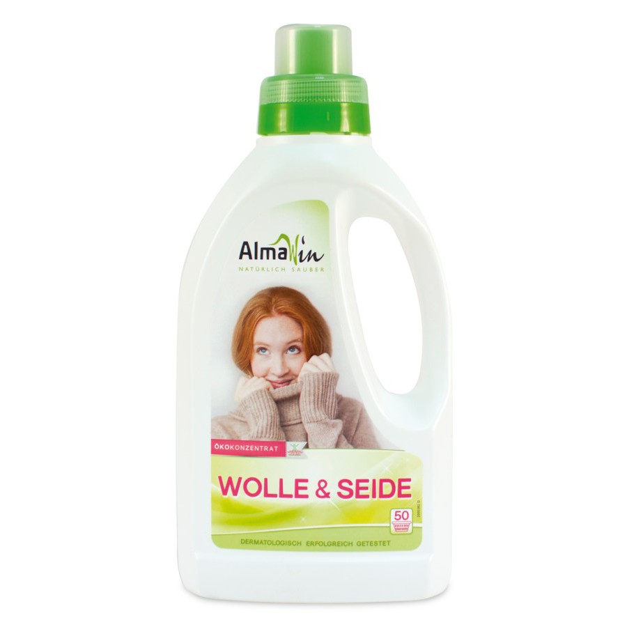 Nước giặt hữu cơ cho đồ len và lụa 750ml - Almawin