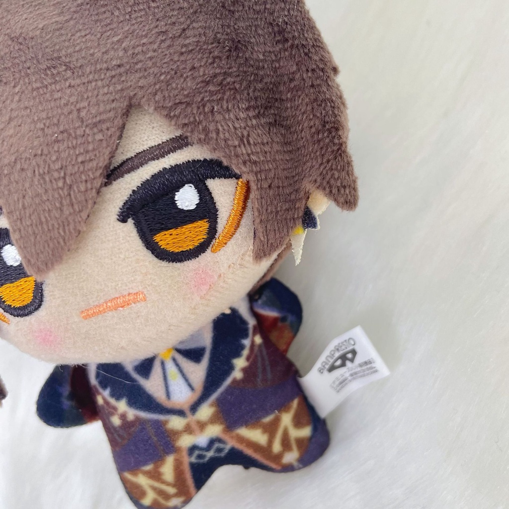 Móc Khóa Búp Bê Nhồi Bông Mini 10CM Genshin Vaglia Zhong Li Xiao Klee Albedo Ganyu Fischl