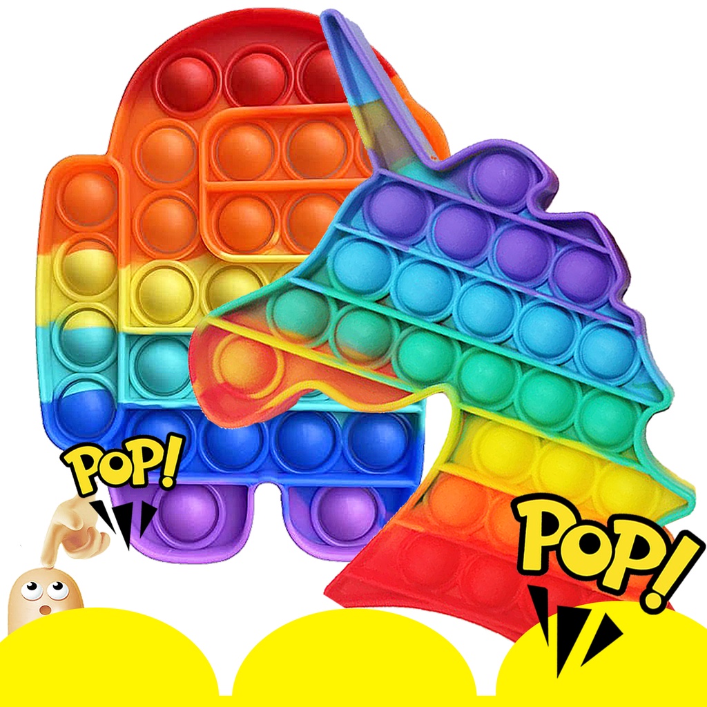 Pop it Giá Rẻ, Đồ Chơi Bóp Tay Xả Stress, Bóp Bong Bóng Nhiều Màu Sắc Giảm Căng Thẳng.
