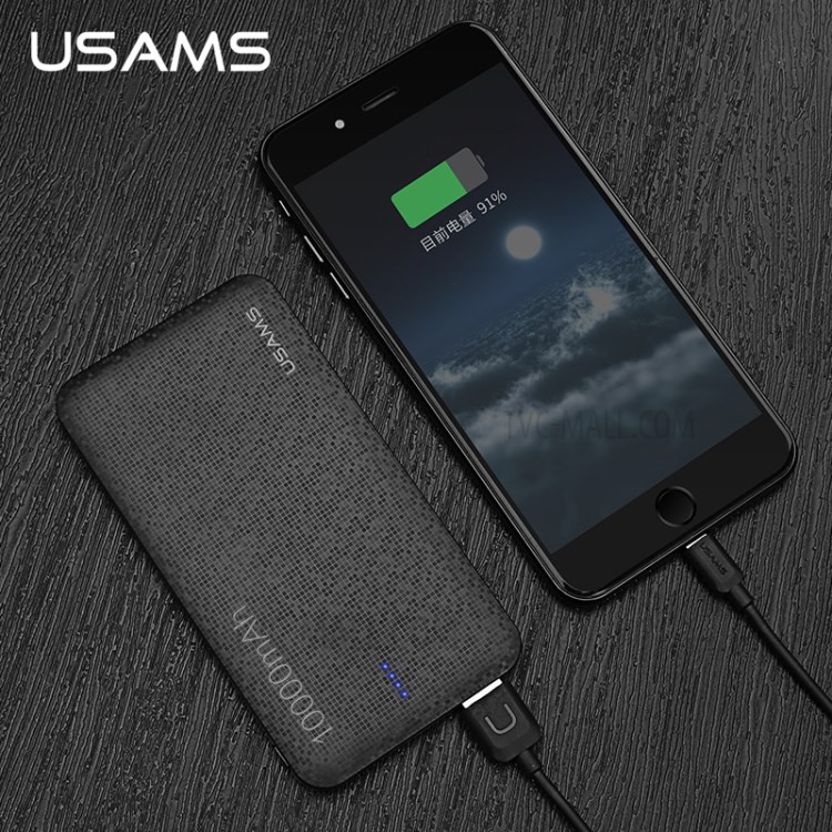 Pin sạc dự phòng chính hãng Usams CD21 10.000mAh chính hãng siêu mỏng
