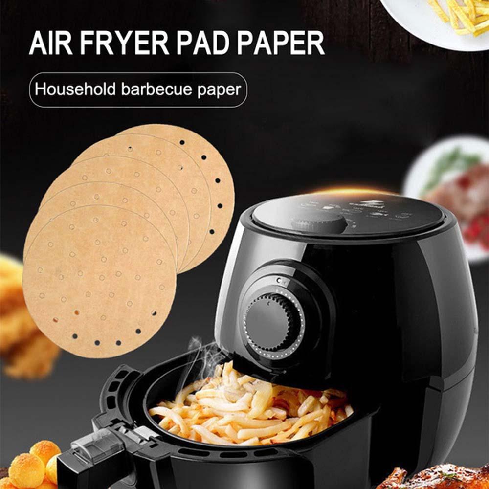 Bộ 100 Giấy Lót Nồi Hấp Hình Tròn Đục Lỗ Chuyên Dùng Cho Nhà Bếp
