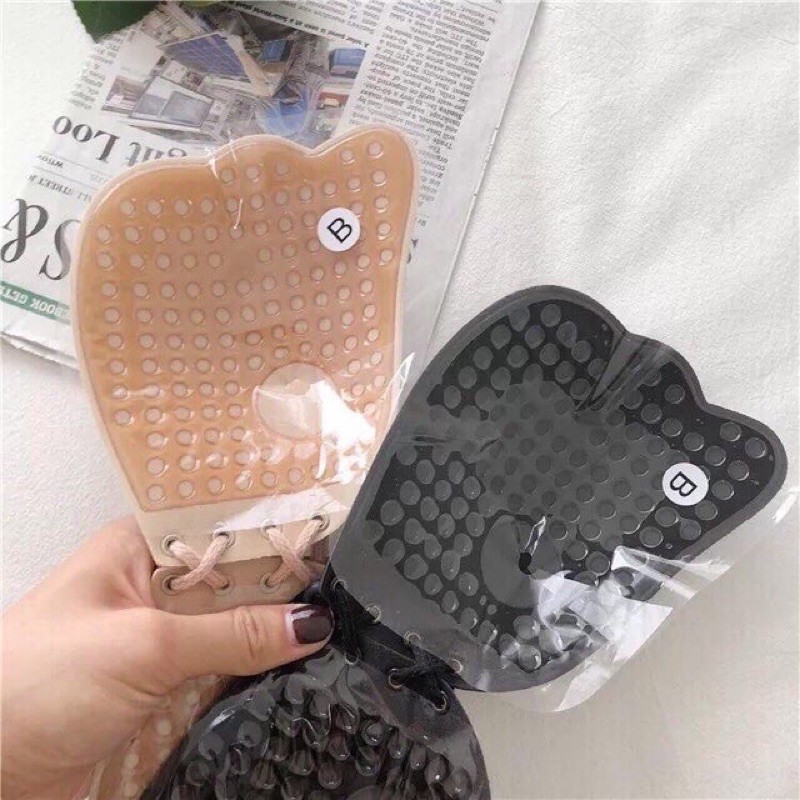 Áo Dán Ngực Hình Cánh Tiên Có Dây Rút Tạo Khe Siêu Đẹp