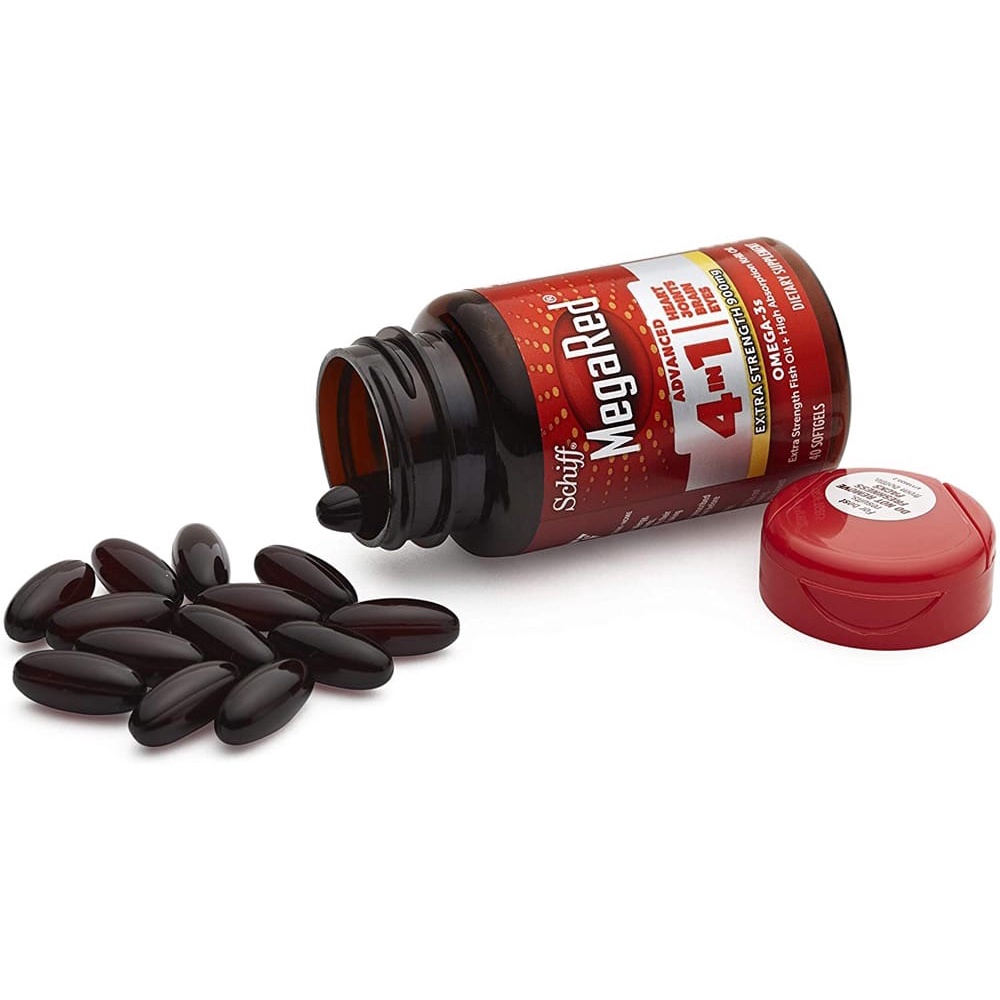 Dầu tôm hỗ trợ sức khỏe toàn diện Schiff MegaRed Advanced Extra Strength 900mg 40 Softgels
