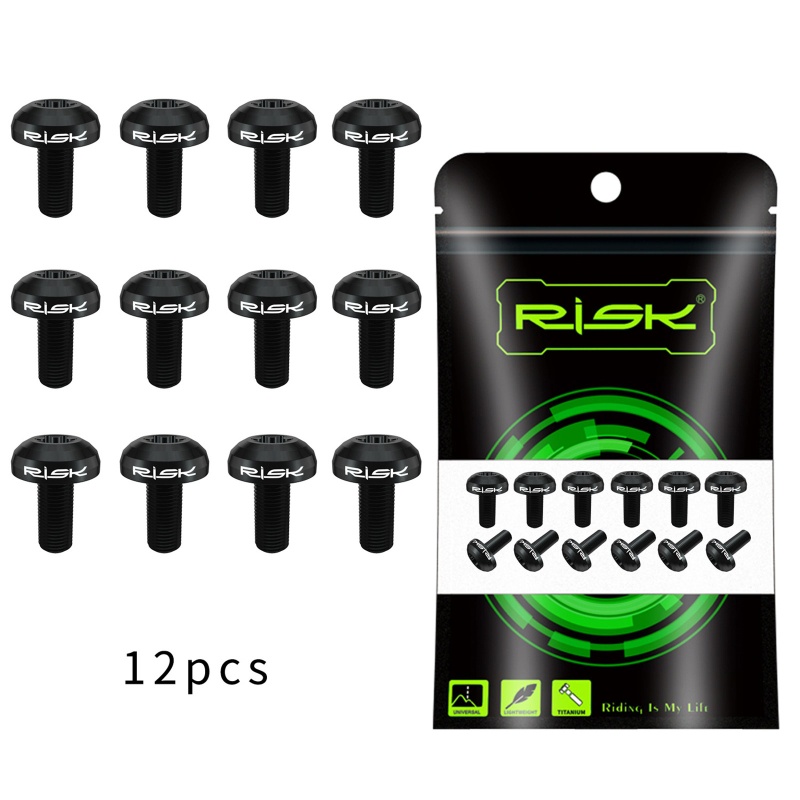 Ốc Vít Bằng Titan M5X10Mm Chuyên Dụng Cho Phanh Đĩa Rotor Torx T25