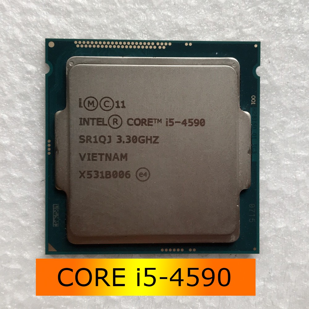 CPU intel Core i5-4590 Socket 1150 Chính Hãng - Hãng Bảo hành 3 Tháng 1 đổi 1-Có tặng keo tản nhiệt