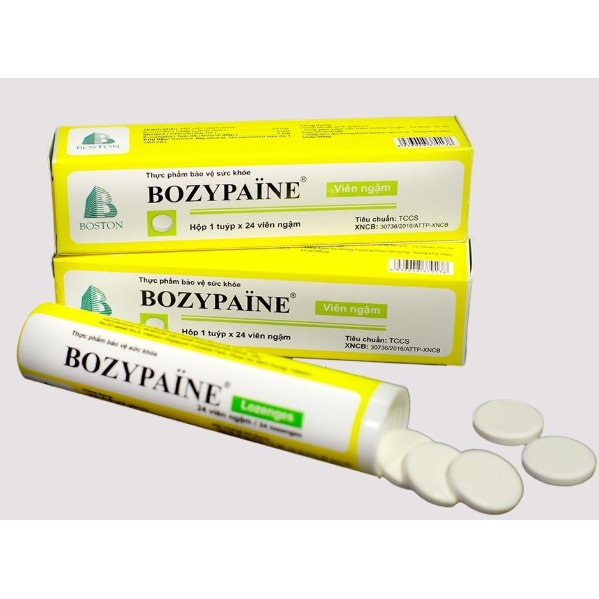 Viên Ngậm Ho BOZYPAINE tube 24 viên