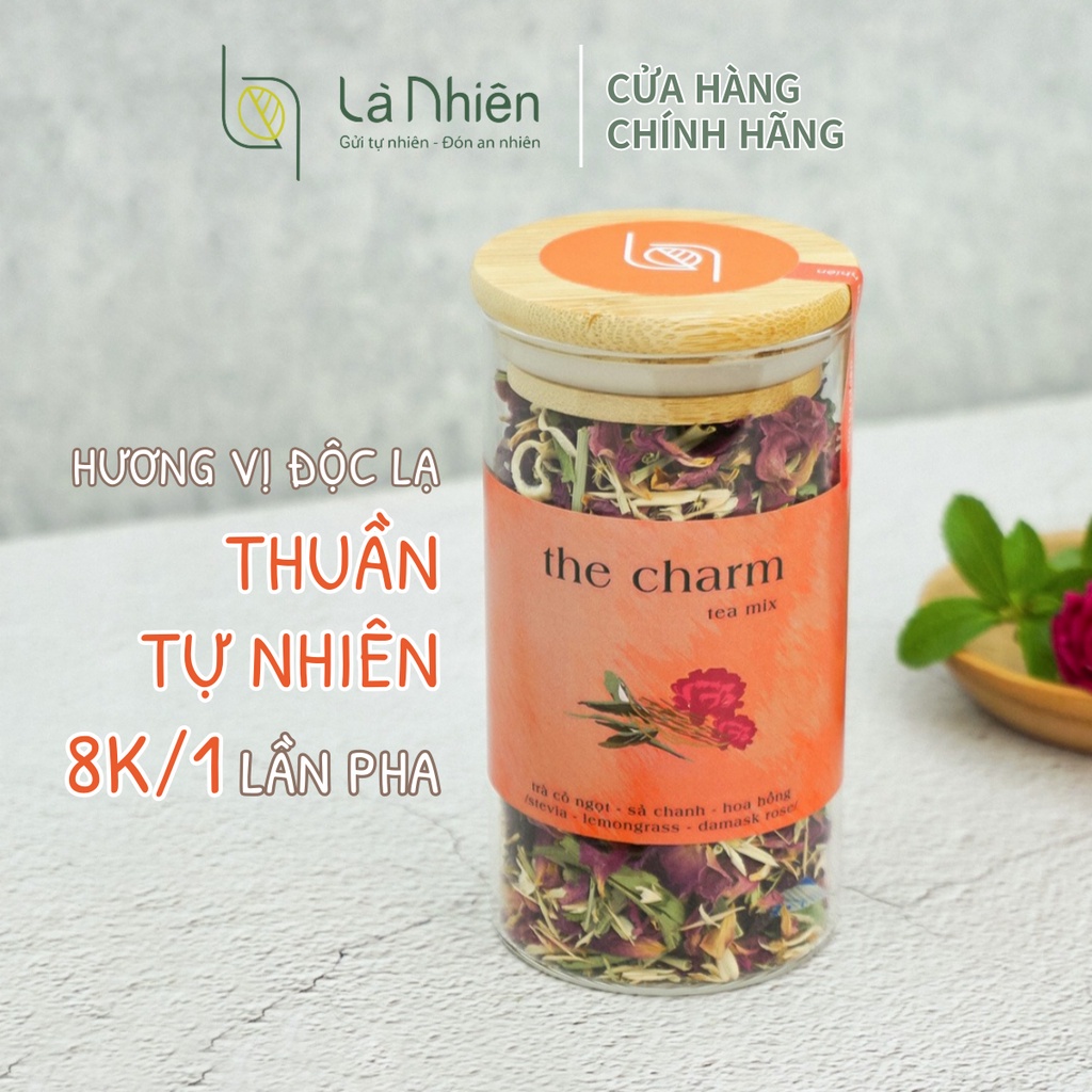 Trà Thảo Mộc Mix The Charm Là Nhiên. Trà Dưỡng Nhan Hỗ Trợ Cải Thiện Làn Da, Ngăn Ngừa Lão Hóa.