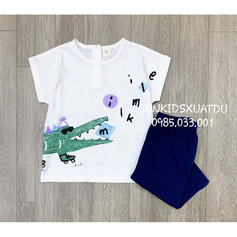 Bộ Milk Mile cá sấu 2 màu