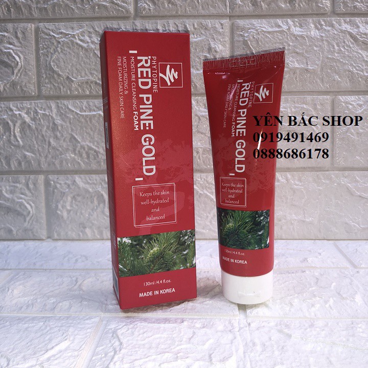 Sữa Rửa Mặt Tinh Dầu Thông Đỏ 130ml - Làm Sạch Da Và Hỗ Trợ Giảm Mụn Hiệu Quả 130ml