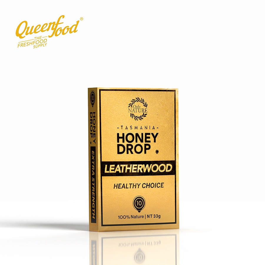 Kẹo Sả Nhân Mật Ong Only Nature-Honey Drop Leatherwood Tasmania Hơi Thở Thơm Tho Giữ Ấm Cơ Thể ( 10 Hộp/ 01 Block)