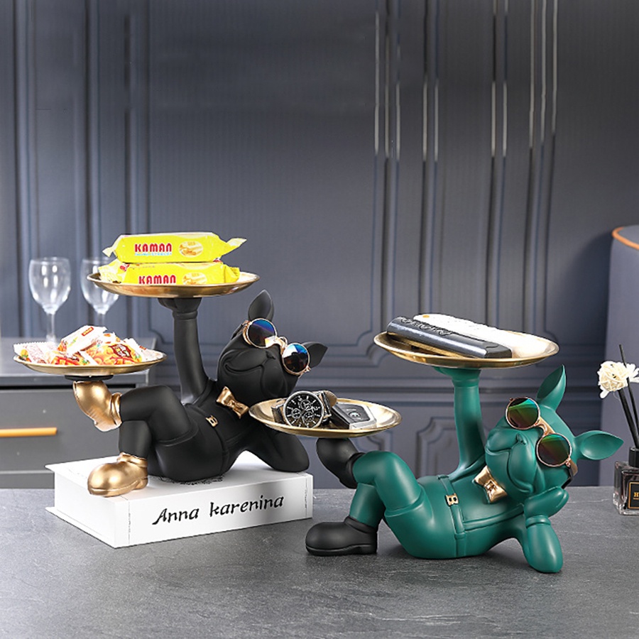 Con chó khay đựng đồ, khay đựng kẹo, khay đồ ăn vặt