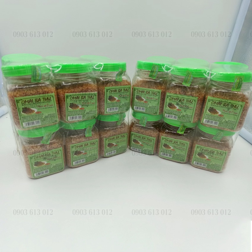 Muối ô mai chấm xoài- Vị ô mai tự nhiên từ Hà Nội (1 lọ/100g), muối ô mai bà Thu có tem chống hàng giả chính hãng siêu