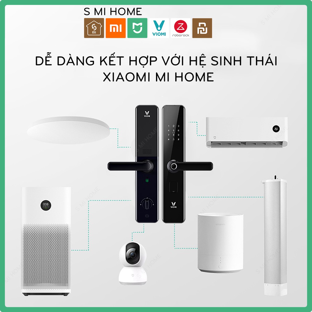 Khóa Vân Tay Thông Minh Xiaomi Viomi MS120 - Kết nối Mi Home | Mẫu mới nhất