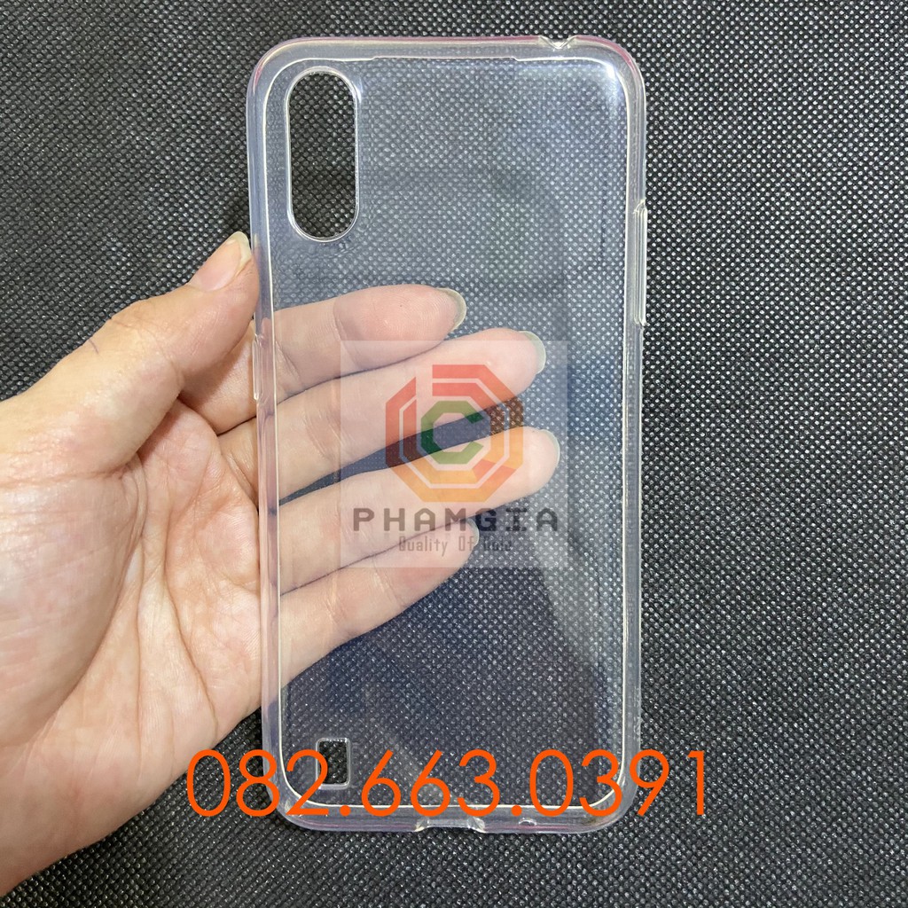Ốp lưng Samsung A01 dẻo trong