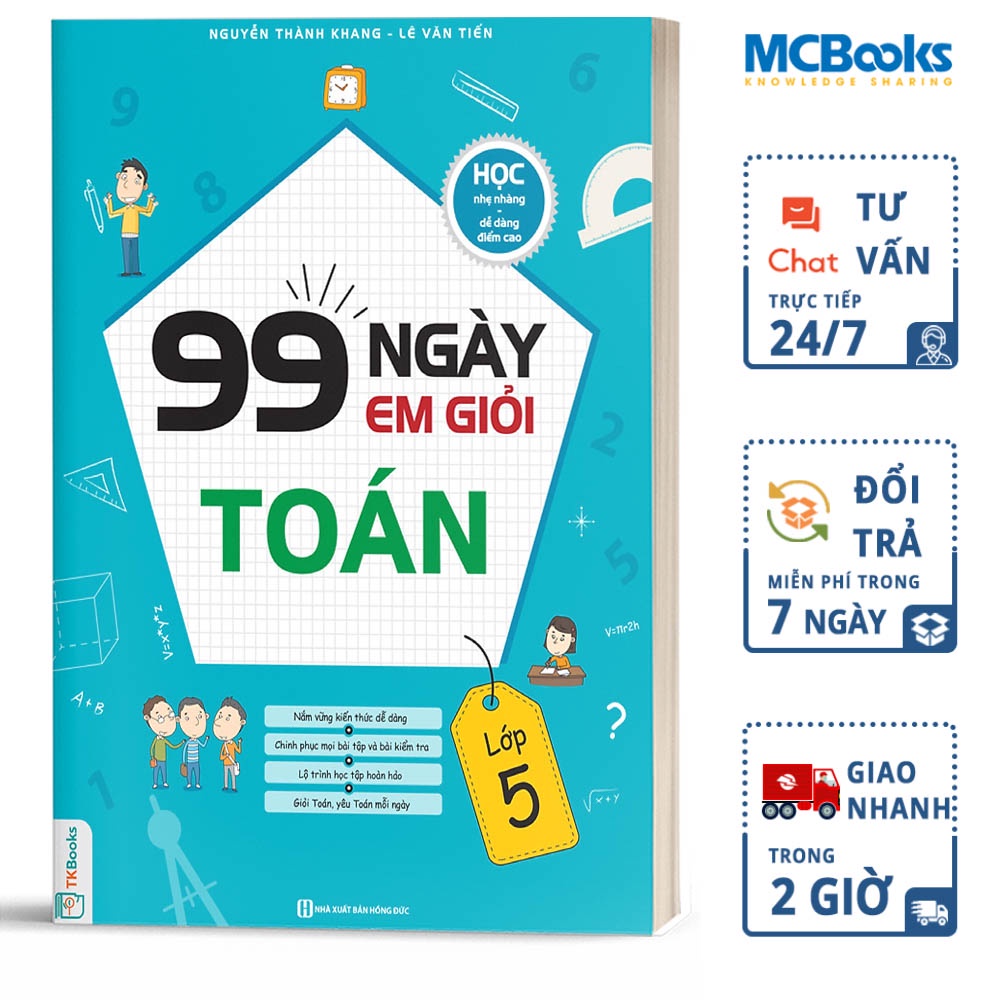 Sách 99 Ngày Em Giỏi Toán Lớp 5