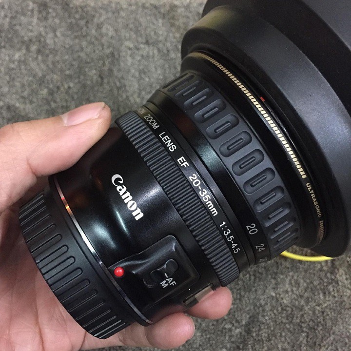 Ống kính Canon 20-35 f3.5-4.5 góc rộng cho fullframe và crop đẹp như mới